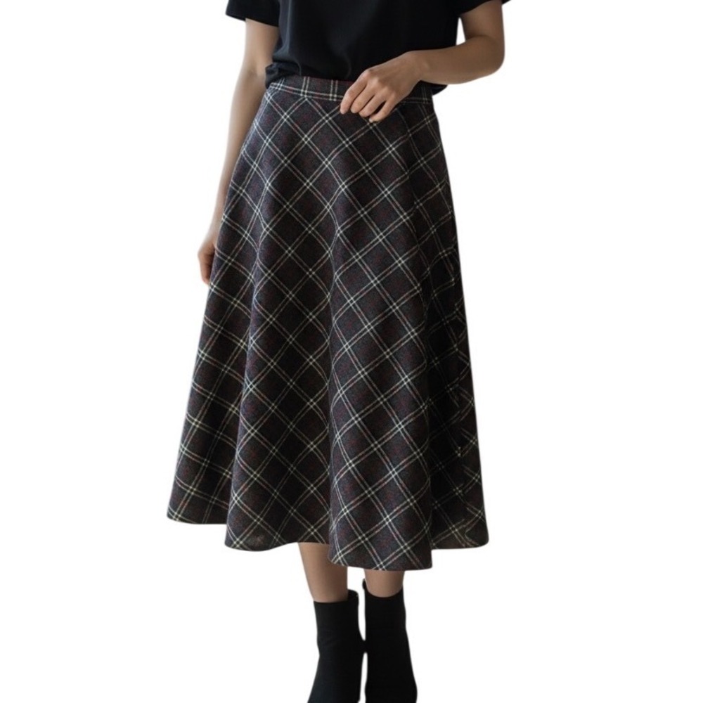 Talbots Vintage 100% Wool Midi Skirt Size 4